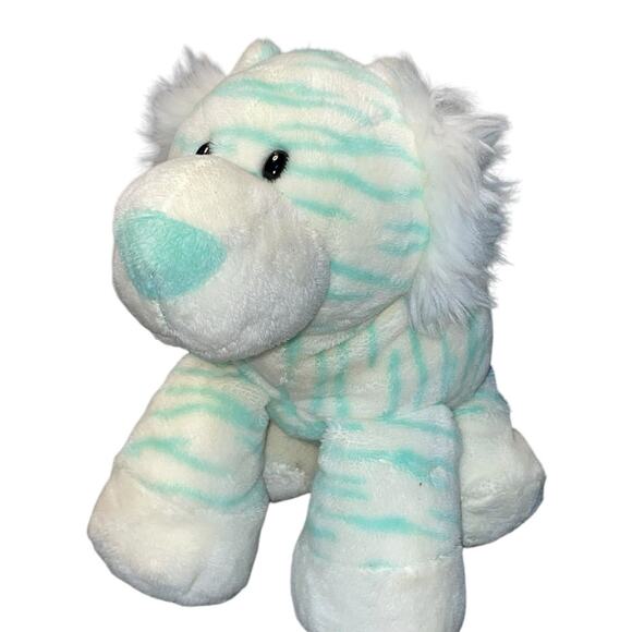 14" Aurora Baby Plush Tiger Cub Stuffed Animal Nursery Decor Shower Gift Toy - Picture 2 of 12